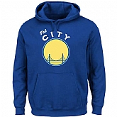 Men's Golden State Warriors Majestic Hardwood Classics Tech Patch Pullover Hoodie - Royal Blue,baseball caps,new era cap wholesale,wholesale hats